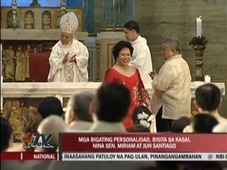 Marc Logan reports: Scene stealers at Miriam's vow renewal