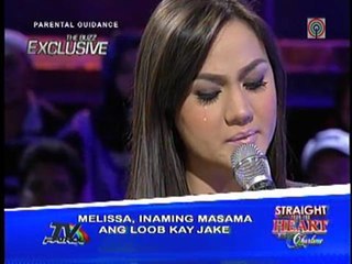 Jake hopes to be friends with Melissa someday