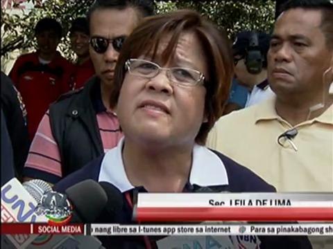 De Lima defends PNoy's shooting buddies