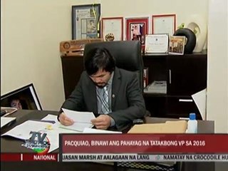 Pacquiao returns in Manila after press tour