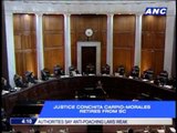 Justice Carpio-Morales retires from SC