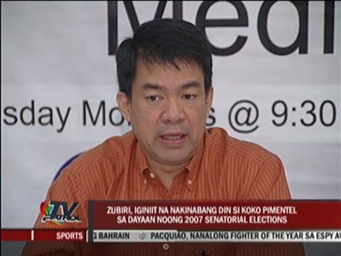Zubiri should just resign, Pimentel camp says