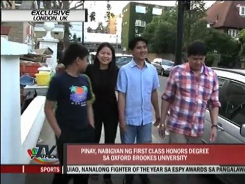 EXCL: Pinay tops graduating class in Oxford Brookes University