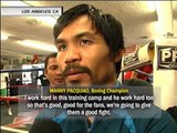 Pacquiao look-alike meets boxing superstar