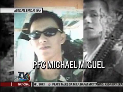 Remains of slain soldiers home