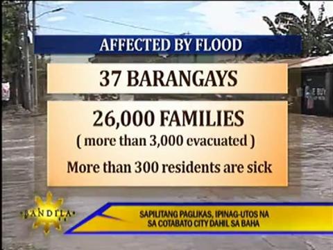 Cotabato residents forced to evacuate due to floods