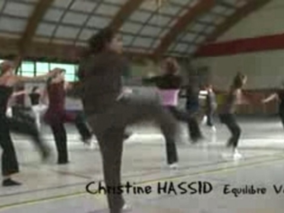 Christine HASSID pendant le stage de danse de Voiron