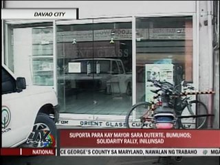 Davaoeños show support for Mayor Duterte