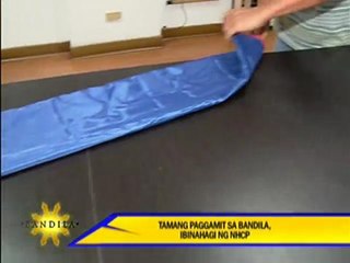 Public reminded on proper use of PH flag