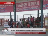 Boat trips delayed at Manila harbor