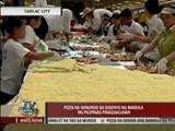 Giant pizza unveiled in Tarlac City