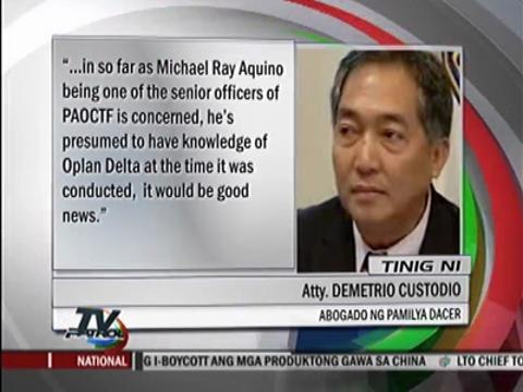 Michael Ray Aquino’s extradition on