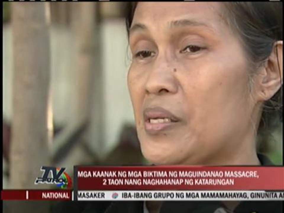 Massacre victims' kin still seeking justice