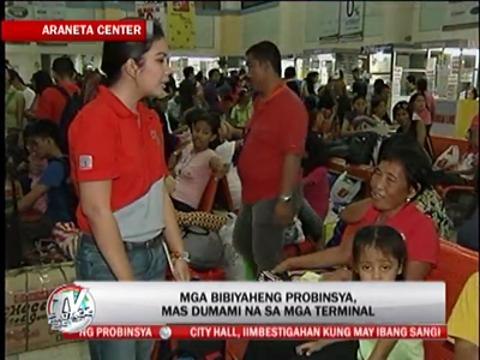 Passengers continue to flock to bus stations