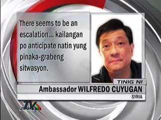 Pinoys in Syria seek embassy's help