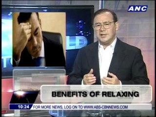 Teditorial: Benefits of relaxing