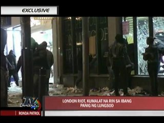 Riots reaching more parts of London
