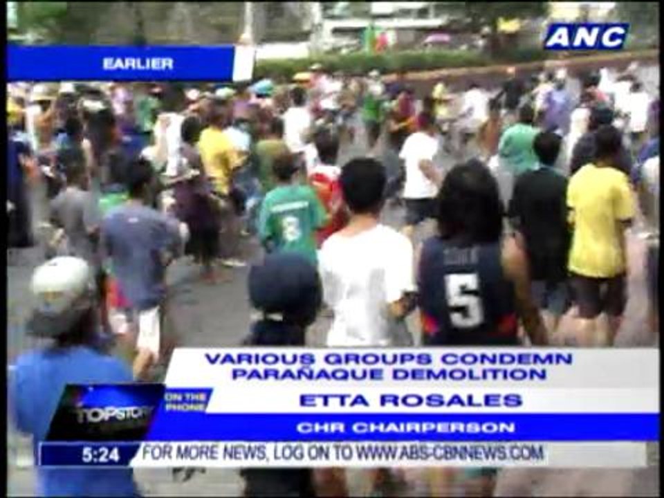 CHR: Did 'hakot' crowd start violence?