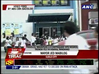 Video from Bacolod after 6.9 quake