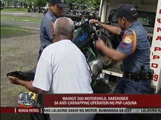 PNP recovers more than 200 motorcycles