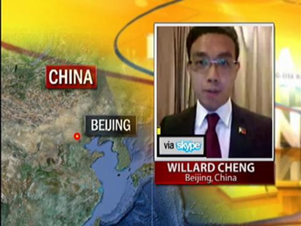 PNoy arrives in China for state visit