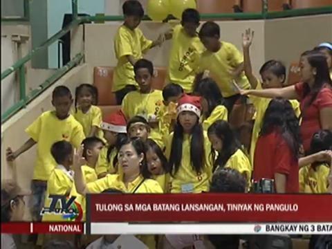 PNoy, Kris grace party for street kids