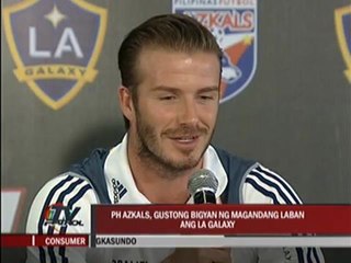 Beckham: We expect a very difficult game