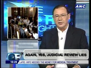 Teditorial: Again, yes, judicial review lies