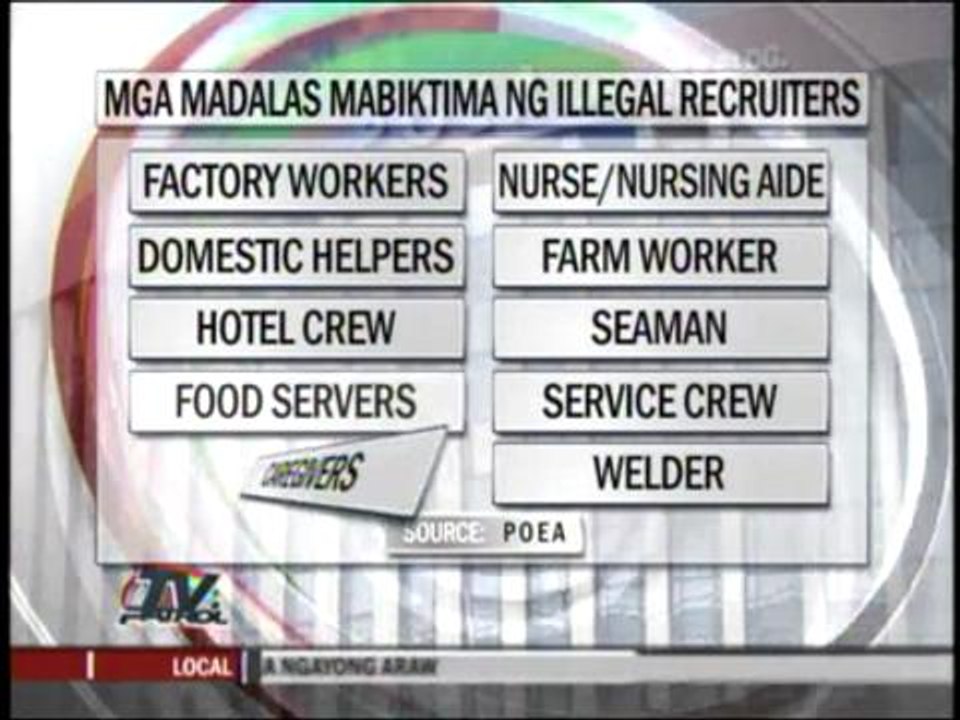 Nurses among top victims of illegal recruitment