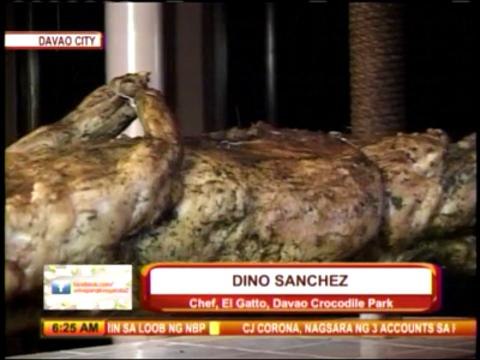 Davao park serves 'Lechong Buwaya'