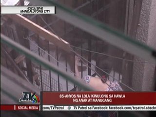 Old woman caged by own kin