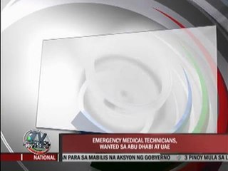 Emergency medical technicians in demand in Abu Dhabi, UAE