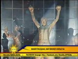 Pacman statue unveiled in Pasay mall