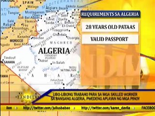 Pinoy workers needed in Algeria