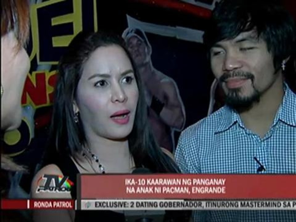 Manny, Jinkee plan 'sweet Valentine'