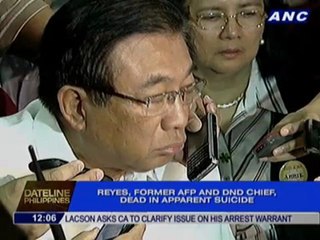 Angelo Reyes dies in middle of corruption mess