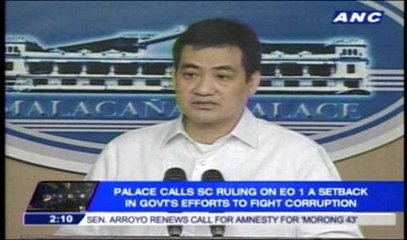 SC ruling is a blow to fight vs corruption - Palace