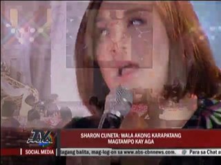 Sharon explains 'rift' with Aga