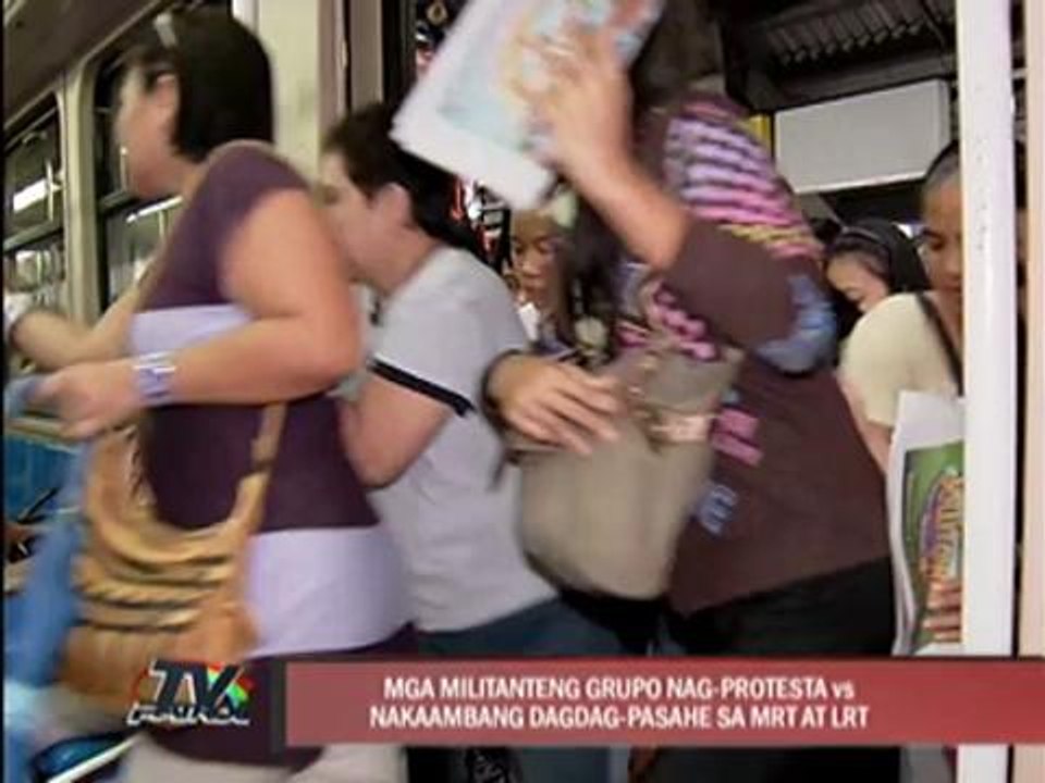 Protests await MRT, LRT fare hike