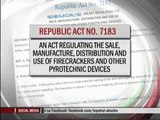 Banned firecrackers sold secretly