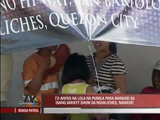 72-year lady dies queueing for Willing Willie