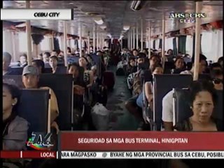 Security heightened in Cebu bus terminals