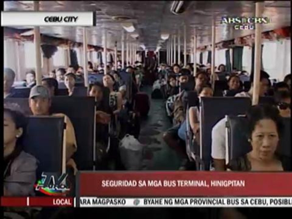 Security heightened in Cebu bus terminals