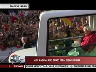 World Youth Day delegates pray for peace