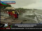 Waves destroy 100 houses in Ilocos Sur