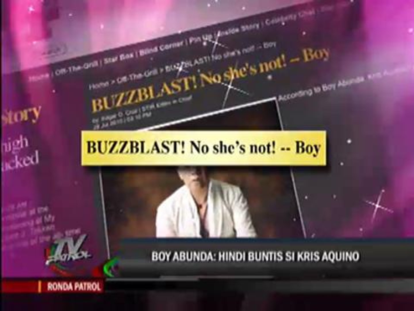 Kris Aquino is not pregnant - Boy Abunda