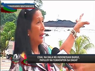 Coal spill continues in Batangas