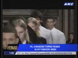 Fil-Canadian model a headturner at NY Fashion Week