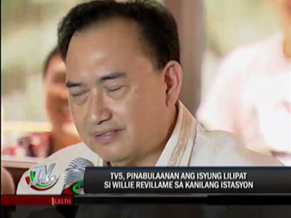 Has Willie signed contract with TV5?