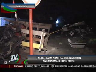 Man dies in his car smash-up with train